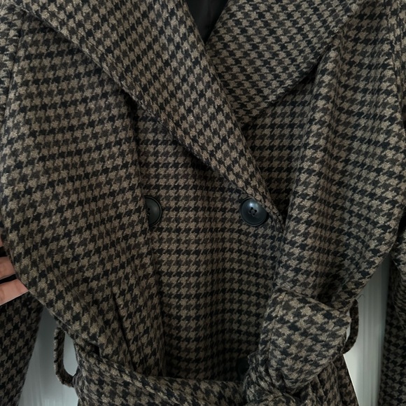 THE NEW SOCIETY Noelle Wool Houndstooth Coat - Picture 10 of 10